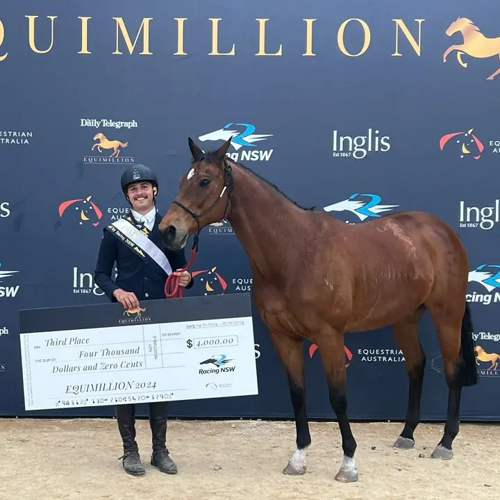 Featured image for “Wauchope RSL is proud to have been the sponsor for Tahli and her beautiful off the track racehorse, who was taken to Racing NSW’s Equimillions Event alongside 17-year old rider Clay over the October long weekend.”